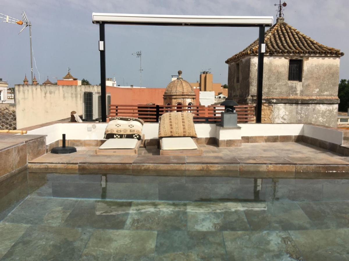 Casa Palacio En Jerez De La Frontera Con Piscina Privada ภายนอก รูปภาพ